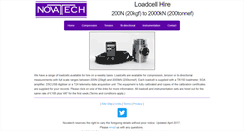 Desktop Screenshot of loadcellhire.co.uk